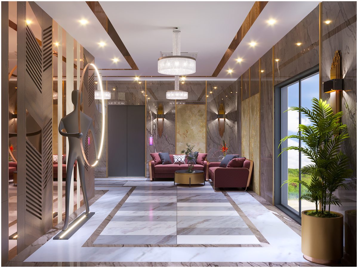 Palazzo Royal — Lobby Render